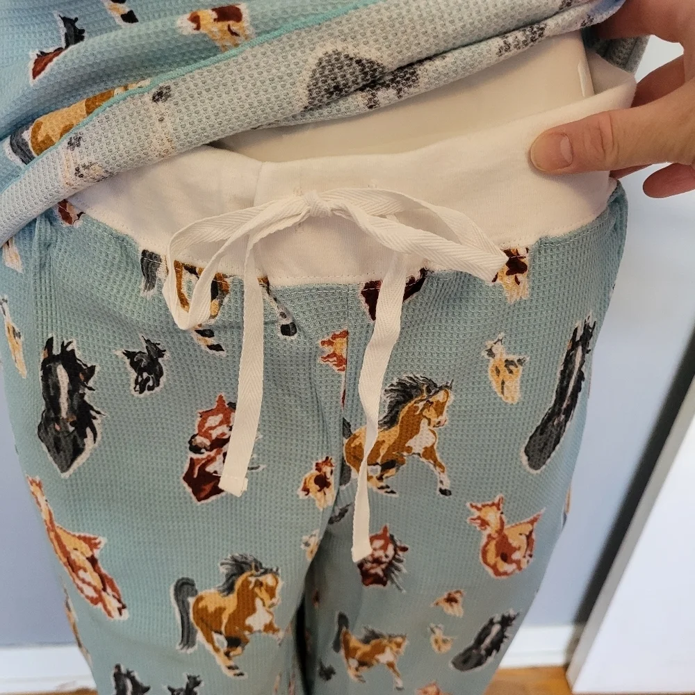 Roper Cowgirl Cuties Retro Horse Print Pajama Set, BNWT, Size S